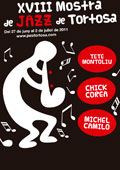Cartell mostra Jazz de Tortosa 2011